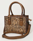 American Darling ADBG1452 Cross Body Hand Tooled Genuine Leather women bag western handbag purse