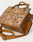 American Darling ADBG1453 Cross Body Hand Tooled Genuine Leather women bag western handbag purse