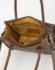 American Darling Adbg1459 Tote Hand Tooled Genuine Leather Women Bag Western Handbag Purse