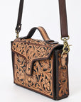American Darling Adbga557 Cross Body I Hand Tooled Genuine Leather Women Bag Western Handbag Purse