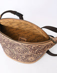 American Darling Fanny Pack Hand Tooled Genuine Western Leather Women Bag Handbag Purse |