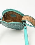 American Darling Canteen Hand Tooled Genuine Leather Women Bag Western Handbag Purse