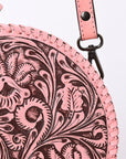 American Darling Canteen Hand Tooled Genuine Leather Women Bag Western Handbag Purse