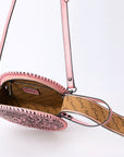 American Darling Canteen Hand Tooled Genuine Leather Women Bag Western Handbag Purse