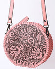 American Darling Canteen Hand Tooled Genuine Leather Women Bag Western Handbag Purse