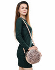 American Darling Canteen Hand Tooled Genuine Leather Women Bag Western Handbag Purse
