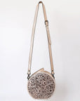 American Darling Canteen Hand Tooled Genuine Leather Women Bag Western Handbag Purse