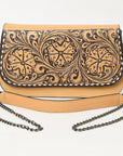 American Darling Adbgz831 Small Crossbody Hand Tooled Genuine Leather Women Bag Western Handbag Purse