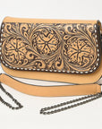 American Darling Adbgz831 Small Crossbody Hand Tooled Genuine Leather Women Bag Western Handbag Purse