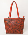American Darling Adbgz832 Tote Hand Tooled Genuine Leather Women Bag Western Handbag Purse