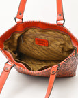 American Darling Adbgz832 Tote Hand Tooled Genuine Leather Women Bag Western Handbag Purse