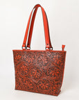 American Darling Adbgz832 Tote Hand Tooled Genuine Leather Women Bag Western Handbag Purse