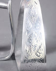 HILASON Aluminum Slanted Western Horse Stirrups 7 Inch | Aluminum Stirrups for Horses | Lightweight Aluminum Stirrups | Slanted Western Stirrups