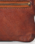Spaghetti Western Swc436Cg Coin Purse Vintage Handmade Drum Dyed Genuine European Cowhide Leather Women Bag Western Handbag Purse