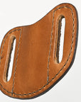 Hilason Leather Angled Knife Scabbard Sheath Cover Floral Tooled