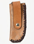Med-Lrg Hilason Western Floral Stylish Design Geniune Leather Knife Holder