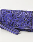 American Darling Clutch Hand Tooled Genuine Leather women bag western handbag purse
