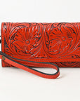 American Darling Clutch Hand Tooled Genuine Leather women bag western handbag purse