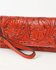 American Darling Clutch Hand Tooled Genuine Leather women bag western handbag purse