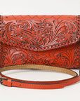 American Darling Wallet Hand Tooled Genuine Leather women bag western handbag purse