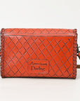 American Darling Wallet Hand Tooled Genuine Leather women bag western handbag purse