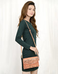 American Darling Wallet Hand Tooled Genuine Leather women bag western handbag purse