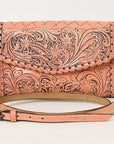 American Darling Wallet Hand Tooled Genuine Leather women bag western handbag purse