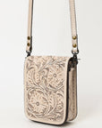 American Darling Cell Phone Holder Hand Tooled Genuine Leather women bag western handbag purse