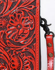 American Darling Cell Phone Holder Hand Tooled Genuine Leather women bag western handbag purse