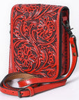 American Darling Cell Phone Holder Hand Tooled Genuine Leather women bag western handbag purse