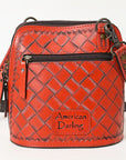 American Darling Cross Body Hand Tooled Genuine Leather women bag western handbag purse
