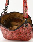 American Darling Cross Body Hand Tooled Genuine Leather women bag western handbag purse