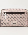 American Darling ADBG1137A Clutch Hand Tooled Genuine Leather women bag western handbag purse