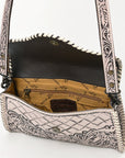 American Darling ADBG1137A Clutch Hand Tooled Genuine Leather women bag western handbag purse