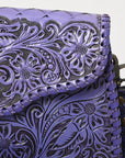 American Darling ADBG1137A Clutch Hand Tooled Genuine Leather women bag western handbag purse