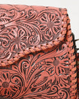 American Darling ADBG1137A Clutch Hand Tooled Genuine Leather women bag western handbag purse