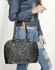 American Darling Tote Hand Tooled Genuine Leather women bag western handbag purse