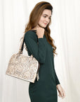 American Darling Tote Hand Tooled Genuine Leather women bag western handbag purse