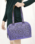 American Darling Tote Hand Tooled Genuine Leather women bag western handbag purse