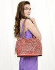 American Darling Tote Hand Tooled Genuine Leather women bag western handbag purse