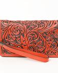 American Darling Clutch Hand Tooled Genuine Leather women bag western handbag purse