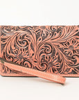 American Darling Clutch Hand Tooled Genuine Leather women bag western handbag purse