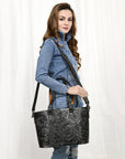 American Darling Tote Hand Tooled Genuine Leather women bag western handbag purse