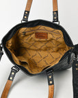 American Darling Tote Hand Tooled Genuine Leather women bag western handbag purse