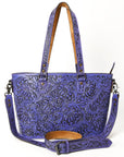 American Darling Tote Hand Tooled Genuine Leather women bag western handbag purse