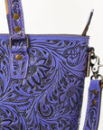 American Darling Tote Hand Tooled Genuine Leather women bag western handbag purse