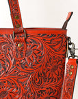 American Darling Tote Hand Tooled Genuine Leather women bag western handbag purse