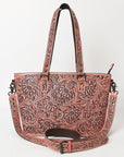 American Darling Tote Hand Tooled Genuine Leather women bag western handbag purse