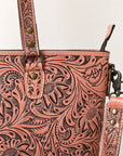 American Darling Tote Hand Tooled Genuine Leather women bag western handbag purse