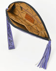 American Darling Clutch Hand Tooled Genuine Leather Women Bag Western Handbag Purse
